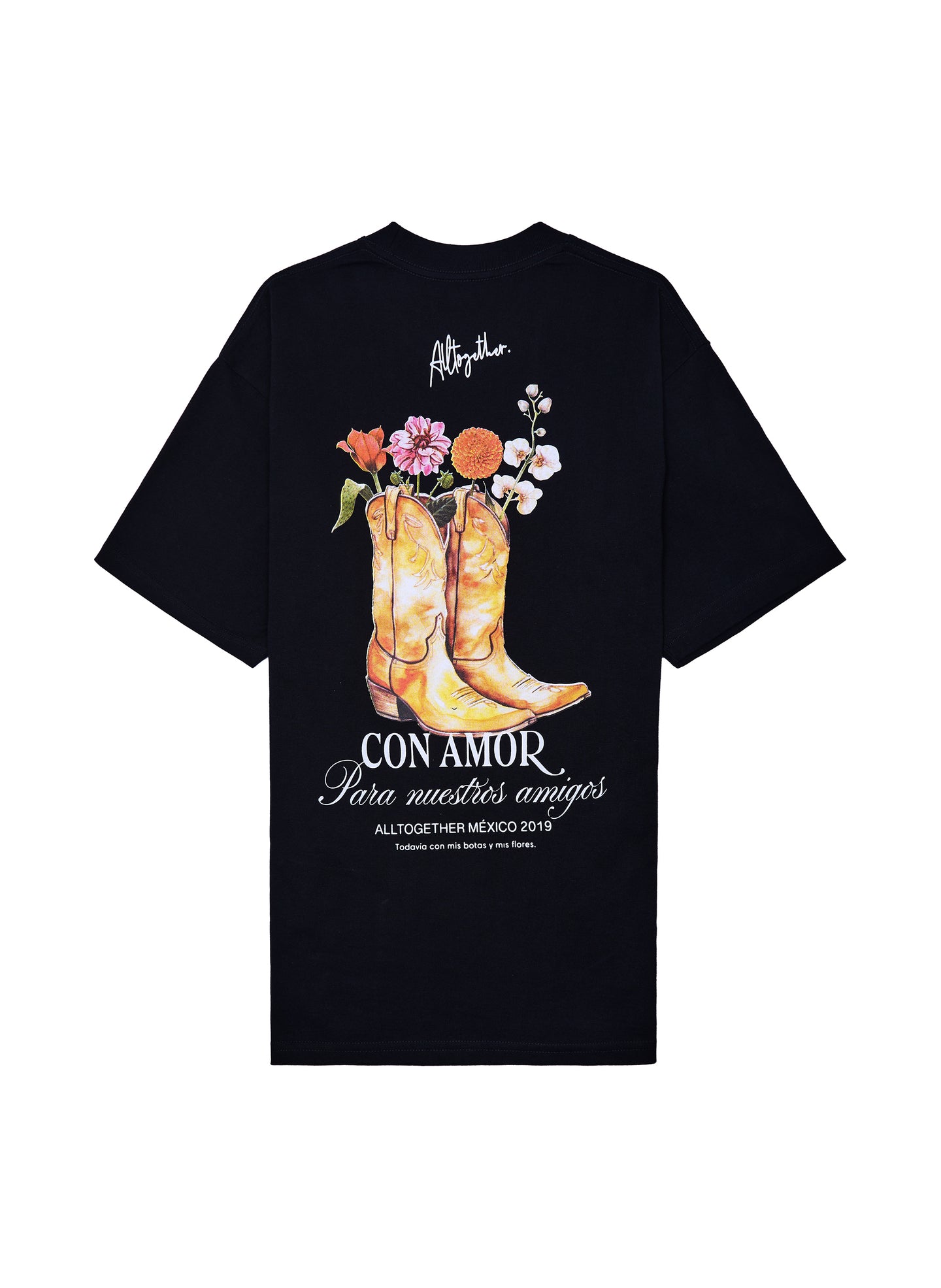 “Con Mis Botas y Mis Flores” Vintage Tee