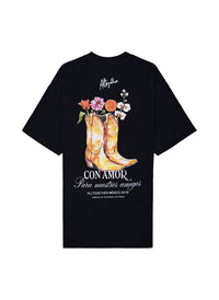“Con Mis Botas y Mis Flores” Vintage Tee