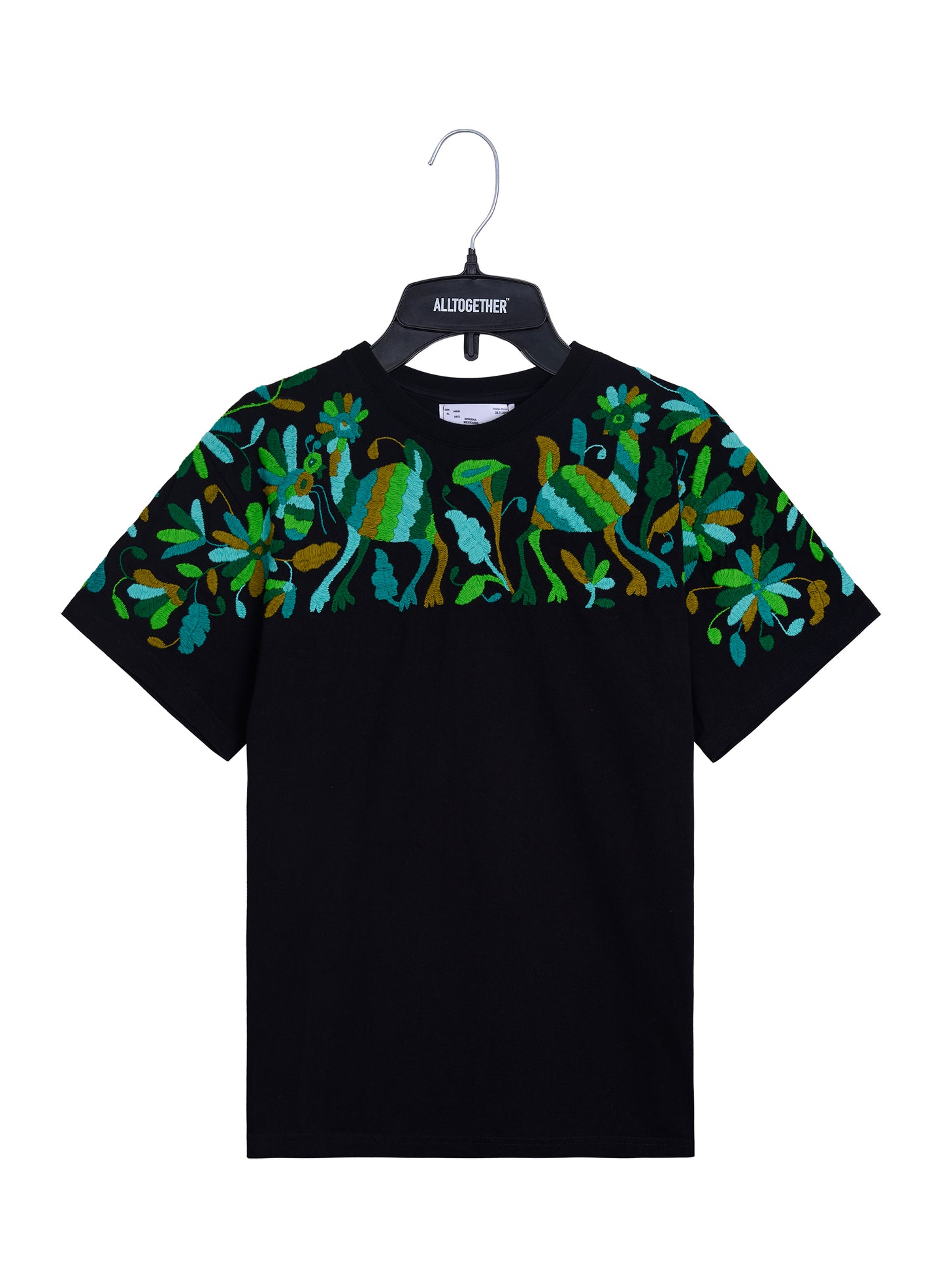 MAIA Hombre / Bordado Arriba en tonos verdes