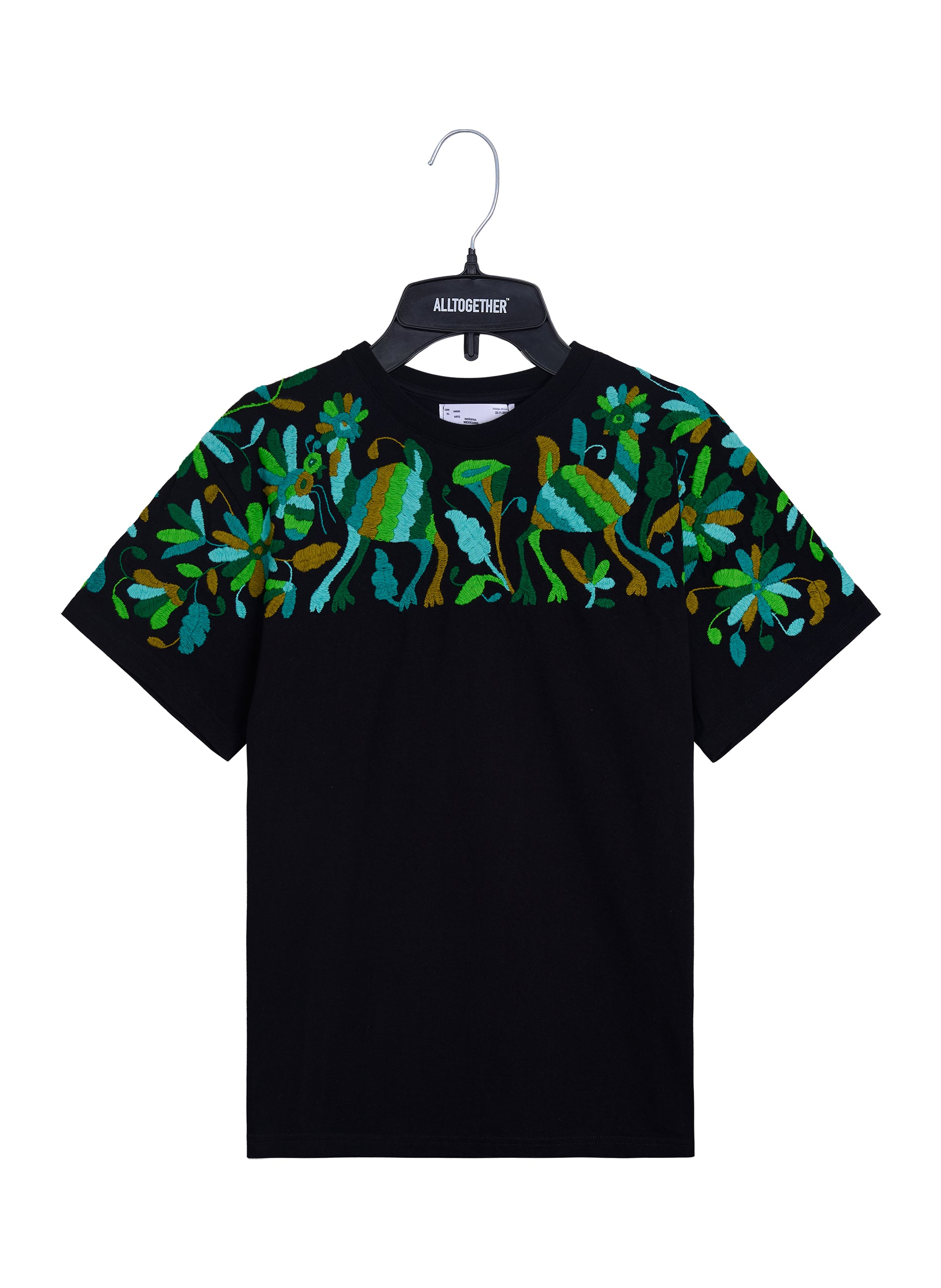 MAIA Hombre / Bordado Arriba en tonos verdes