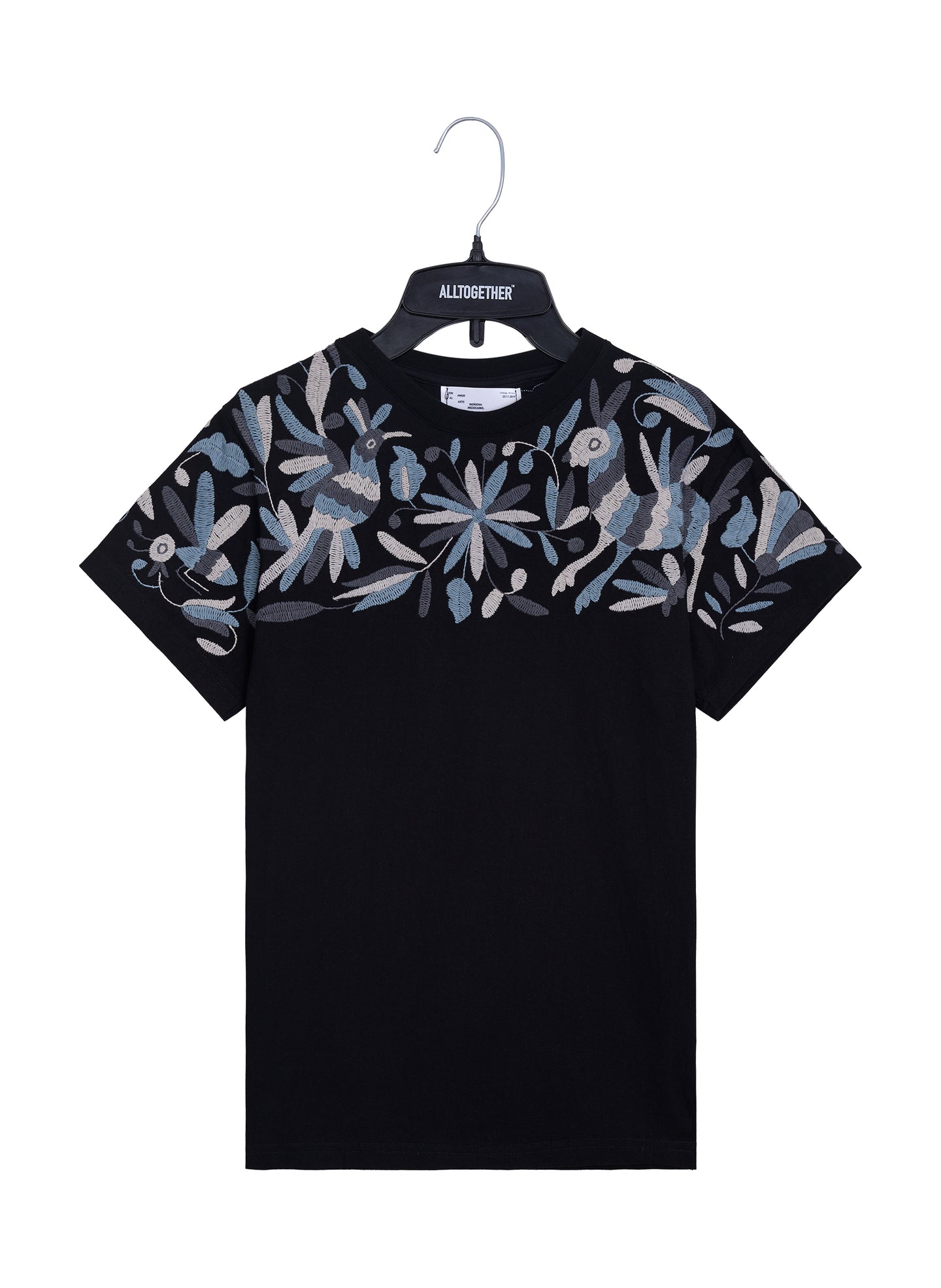 MAIA Hombre / Bordado Arriba en Tonos Grises