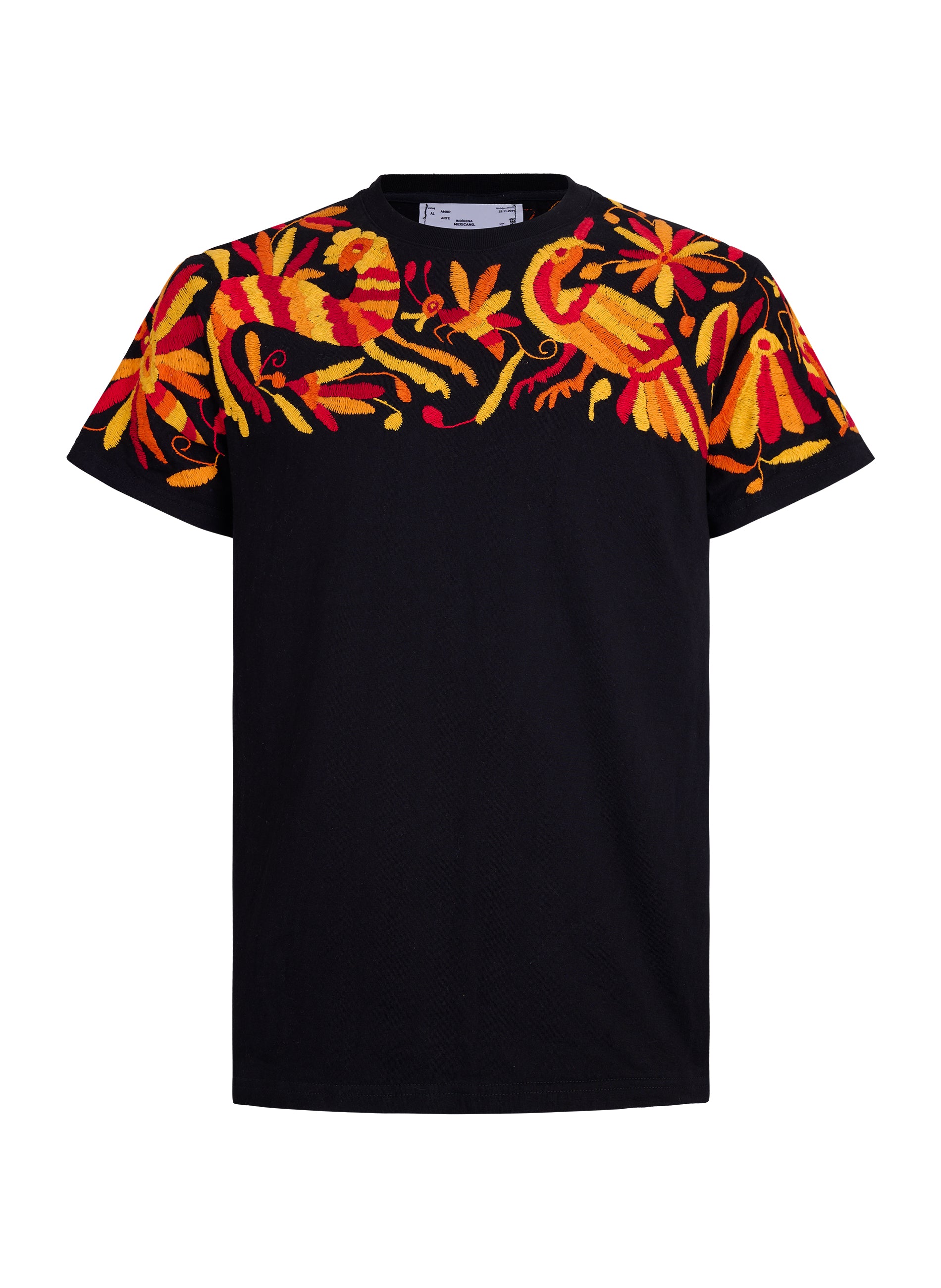 MAIA Hombre / Bordado Arriba Tonos Rojos, Naranjas y Amarillos