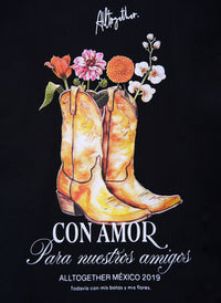“Con Mis Botas y Mis Flores” Vintage Tee