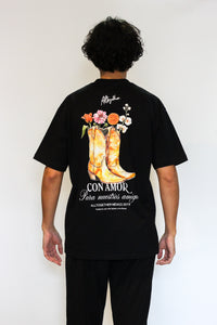 “Con Mis Botas y Mis Flores” Vintage Tee