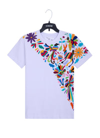 MAIA Blanca / Bordado Cruzado Multicolor