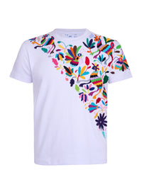 MAIA Blanca / Bordado Cruzado Multicolor