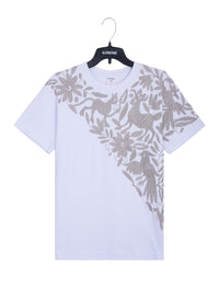 MAIA Blanca / Bordado Cruzado Gris