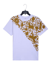 MAIA Blanca / Bordado Cruzado Dorado