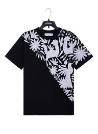 MAIA Negra / Bordado Cruzado Blanco