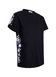 MAIA negra / bordado blanco