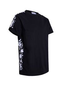 MAIA negra / bordado blanco