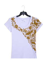 MAIA para Dama / Bordado Cruzado Dorado