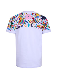 MAIA Hombre bca / Bordado Arriba Multicolor