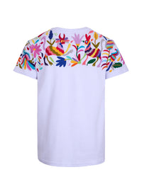 MAIA Hombre bca / Bordado Arriba Multicolor