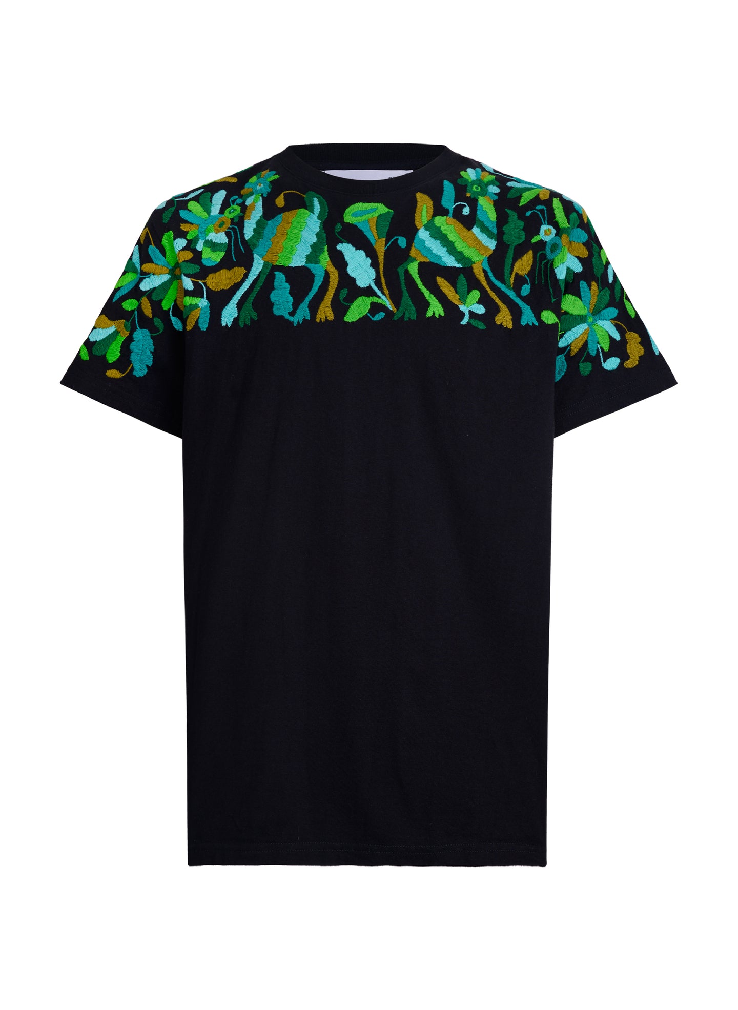 MAIA Hombre / Bordado Arriba en tonos verdes